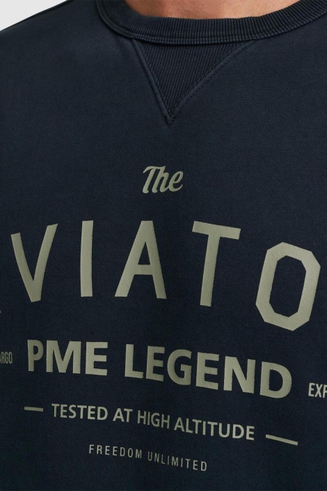 PME legend crewneck gd terry with spray